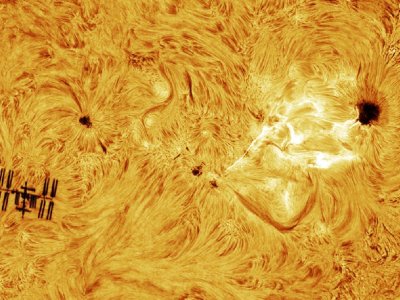 Astrophotographer Captures Stunning Image of Skydiver “Photobombing” the Sun