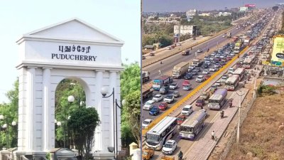 Traffic Chaos Grips Puducherry as Key Railway Crossing Closes for Flyover Construction