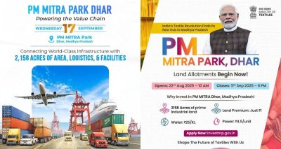 PM MITRA Park in Dhar Attracts Over ₹23,000 Crore Investment Ahead of Inauguration