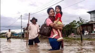 Flood waters recede in Imphal; relief camps start closing as schools reopen