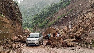 Flash Floods and Landslides Leave Widespread Damage; Hundreds of Roads Blocked