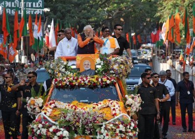 पुडुचेरी चुनाव:  PM मोदी मैदान में, रोड शो से बढ़ाया माहौल