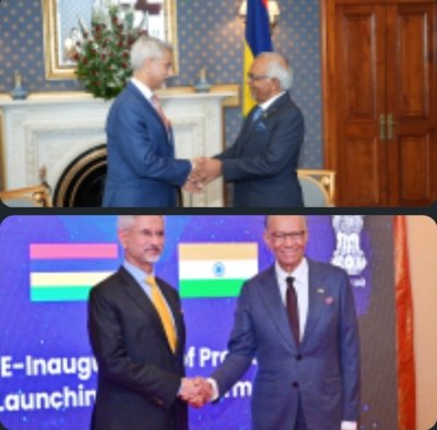 मॉरीशस में भारत-समर्थित 11 प्रोजेक्ट्स का हुआ उद्घाटन