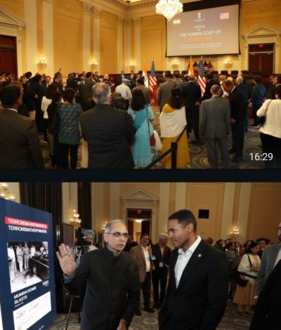 अमेरिका में भारतीय दूतावास ने पहलगाम हमले की बरसी पर आयोजित की प्रदर्शनी