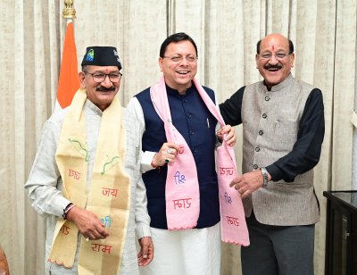 # **टिहरी में मेडिकल कॉलेज स्थापना पर मंथन, मुख्यमंत्री धामी से मिले स्वास्थ्य मंत्री सुबोध उनियाल और विधायक किशोर उपाध्याय**