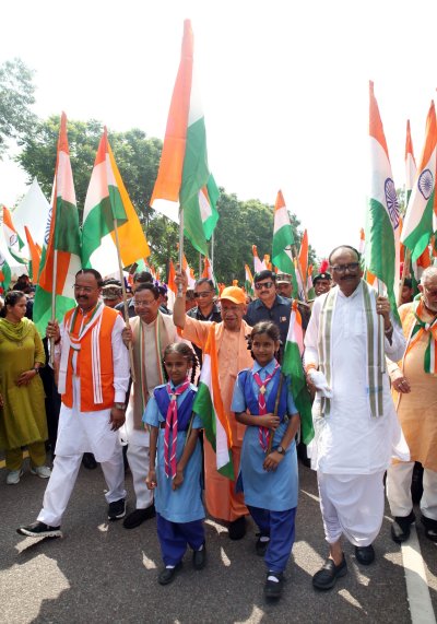 गोरखपुर में सीएम योगी की अगुवाई में निकलेगी भव्य तिरंगा यात्रा, \'हर घर तिरंगा\' का देंगे संदेश