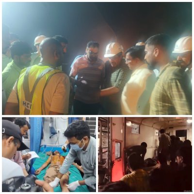 टीएचडीसी टनल में 13 लोगों का सुरक्षित रेस्क्यू, जिलाधिकारी मौके पर