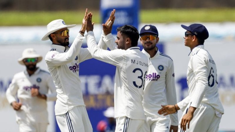 Suthar, Jadeja Lead India’s Dominant Show Against Sri Lanka