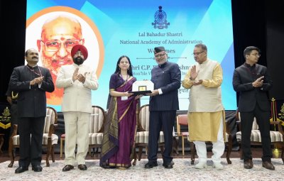 Serve with Duty, Lead with Integrity: VP Radhakrishnan to IAS Trainees