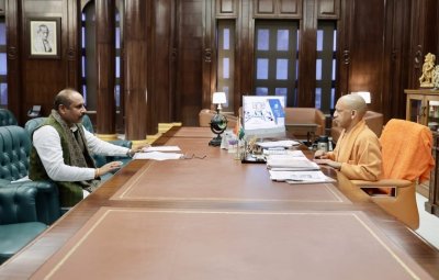 यूपी न्यूज़ : सीएम योगी से मिले भाकियू प्रवक्ता, जताया आभार