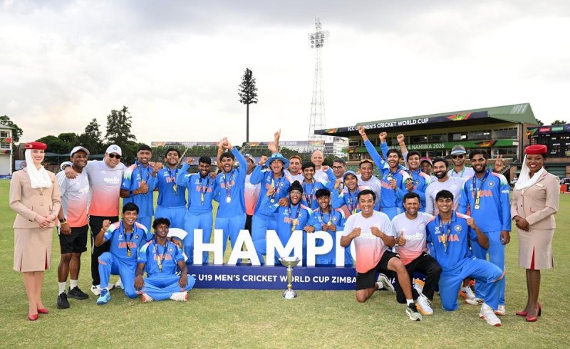 BCCI Announces ₹7.5 Crore Reward for India’s U-19 World Cup Heroes After Dominant Win Over England