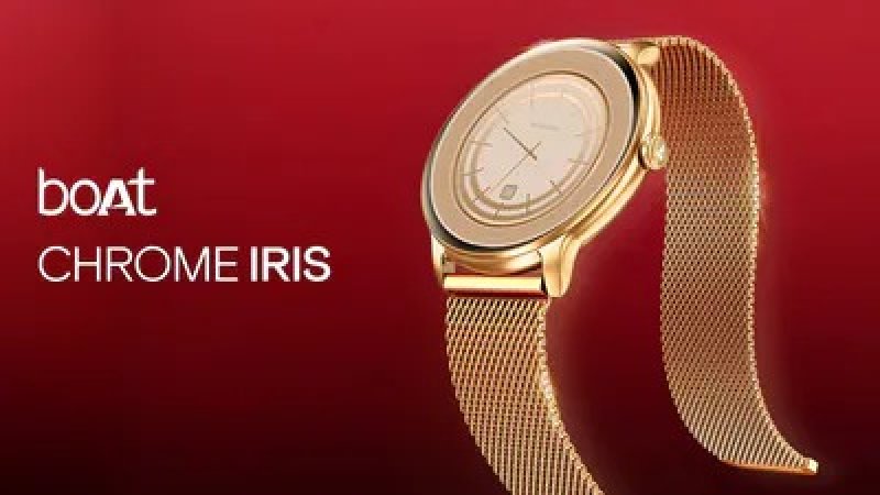 boAt Chrome Iris Smartwatch Launched in India with AMOLED Screen and Calling Features