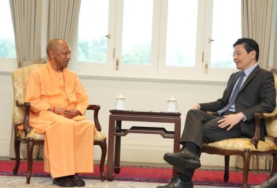 CM Yogi Adityanath Meets Singapore PM Lawrence Wong to Boost Economic and Strategic Ties