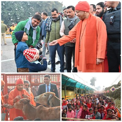 Gorakhpur News : गोरखनाथ मंदिर में उमड़ा आस्था का ज्वार