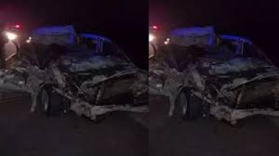 दिल्ली–मुंबई एक्सप्रेसवे पर रफ्तार का कहर, ट्रक में फंसी कार 8 किलोमीटर तक घिसटी, चार  की दर्दनाक मौत