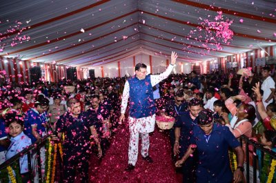#DhamiKe5Saal बना देशभर में नंबर-1 पॉलिटिकल ट्रेंड, जनता ने विकास और सुशासन पर लगाई मुहर