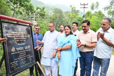पुरूकुल-मसूरी रोपवे परियोजना: प्रभावित क्षेत्र के लिए 1.32 करोड़ रुपये की वैकल्पिक सड़क का शिलान्यास