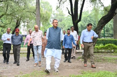 कारगिल विजय दिवस समारोह की तैयारियों का गणेश जोशी ने किया निरीक्षण, अधिकारियों को दिए आवश्यक निर्देश