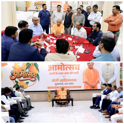 लखनऊ के पत्रकारों संग मुख्यमंत्री योगी का ‘आमोत्सव’, मिलेट्स व्यंजनों के साथ अनौपचारिक संवाद में साझा किए विकास के विचार