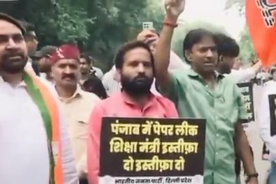 BJP Intensifies Protest Over Punjab Exam Paper Leak Allegations