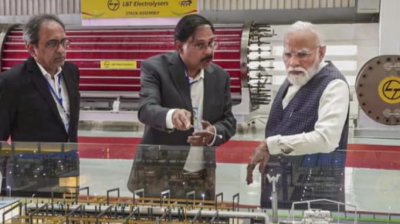 PM Modi Reviews Major Projects During Hazira Facility Visit