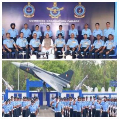 First-Ever NDA Women Cadets Among 231 Officers Commissioned into Indian Air Force