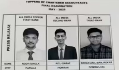 CA Final 2026: Noor Singla Tops the Nation with AIR 1