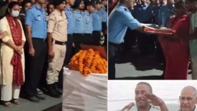 श्राद्ध से पहले मुआवज़े पर विवाद, परिवार ने उठाए सवाल