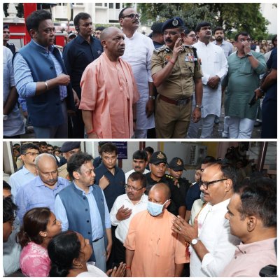 बड़ी खबर : अलीगढ़ से सीधे अग्निकांड स्थल पहुंचे मुख्यमंत्री योगी, बोलें - सरकार आपके साथ, दोषी किसी सूरत में बख्शे नहीं जाएंगे