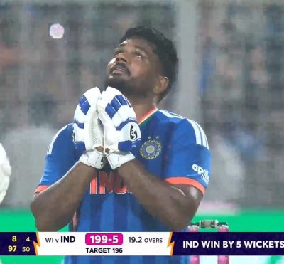 T20 विश्व कप : संजू सैमसन के शानदार 97 की बदौलत भारत सेमीफाइनल में