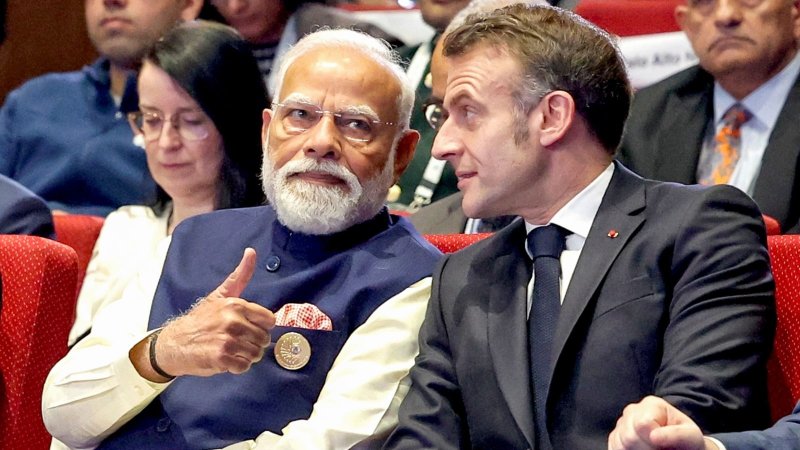 Modi and Macron Discuss West Asia Crisis, Call for Dialogue to Restore Peace