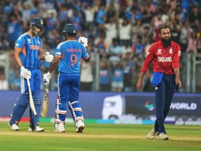 India Dominate England with 253/7 in High-Scoring T20 World Cup 2026 Semifinal Clash