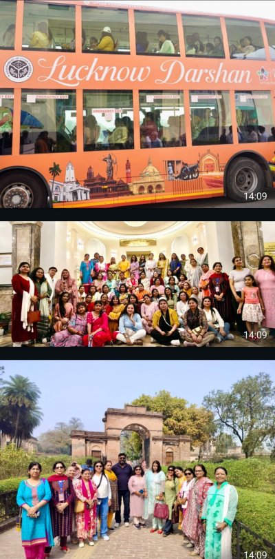 अंतरराष्ट्रीय महिला दिवस विशेष:   *अंतरराष्ट्रीय महिला दिवस पर \'लखनऊ दर्शन\' बस से महिलाओं ने की खुशियों की सैर