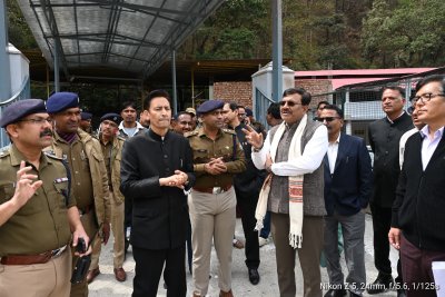 मुख्य सचिव ने किया भवाली-रातिघाट बाईपास, कैंचीधाम मंदिर में निर्माण कार्यों का स्थलीय निरीक्षण