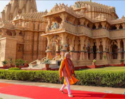 पुनर्निर्मित सोमनाथ मंदिर के उद्घाटन के 75 वर्ष पूरे,  PM  Modi अमृत महोत्सव में लेंगे भाग