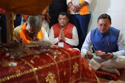 माँ वाराही धाम का भव्य पुनर्निर्माण बनेगा आस्था और पर्यटन का नया केंद्र :  धामी