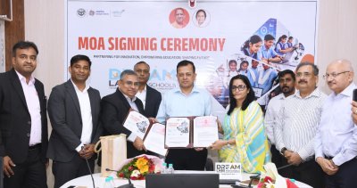 600 विद्यालयों में ड्रीम लैब्स स्थापना हेतु यूपी सरकार व नेल्को लिमिटेड के बीच ऐतिहासिक समझौता