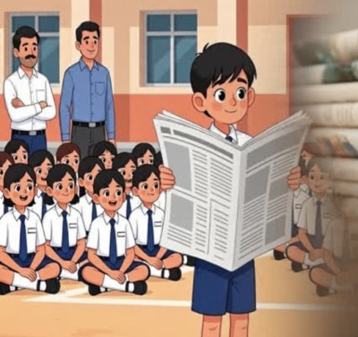 यूपी न्यूज़ : विद्यालयों में पठन संस्कृति मजबूत करने में जुटी योगी सरकार
