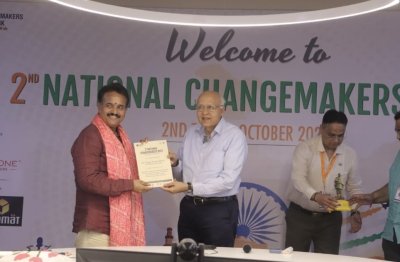 नेशनल चेंजमेकर्स मीट में यूपी का डंका, अनूपशहर विधायक संजय शर्मा सम्मानित