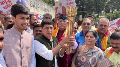 उत्तराखंड : रुड़की में निकली ‘सेवा ज्योति कलश यात्रा’, विकसित भारत के संकल्प का दिया संदेश
