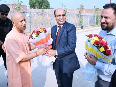 अरविंद लिमिटेड की नई इकाई का मुख्यमंत्री योगी ने किया निरीक्षण, 25 अक्टूबर को पीएम मोदी के हाथों लोकार्पण है प्रस्तावित