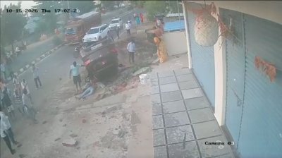 Telangana Horror: Car Rams Bus Stand, Driver Killed