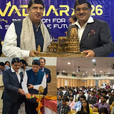 देवभूमि उत्तराखंड विश्वविद्यालय के टेक्नोफेस्ट ‘नवधारा 2K26’ में पहुंचे कैबिनेट मंत्री प्रदीप बत्रा, युवाओं को नवाचार के लिए किया प्रेरित