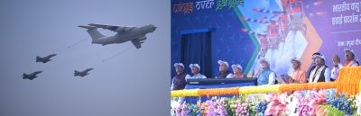गंगा के ऊपर गरजा भारत का शौर्य, काशी के आसमान में गूंजा वायु शक्ति का उद्घोष