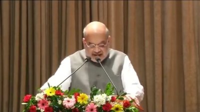 अमित शाह बोले- देश के लिए जोखिम लेने से पीछे नहीं हटे मोदी, फैसलों से आगे बढ़ा राष्ट्र