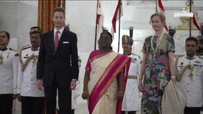 राष्ट्रपति मुर्मु ने लिकटेंस्टाइन के राजकुमार एलोइस और राजकुमारी सोफी का किया स्वागत