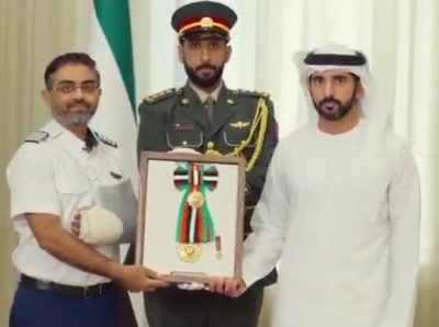 UAE Honours Indian Captain Smit Machchhar for Courage During Mid-Air Attack