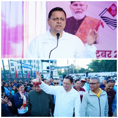 उत्तराखंड : रन फॉर यूनिटी में धामी की बड़ी घोषणाएं, हर ग्राम पंचायत में बनेगा मुख्यमंत्री खेल क्लब