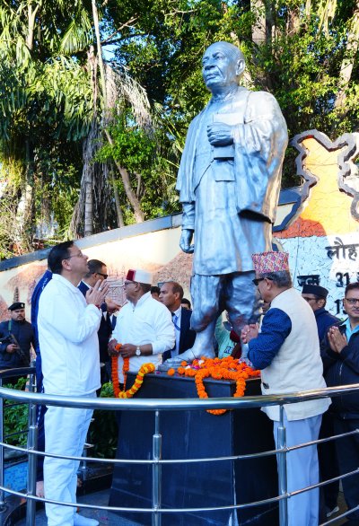 सरदार पटेल ने रियासतों का एकीकरण कर रखी अखंड भारत की मजबूत नींव: मुख्यमंत्री धामी