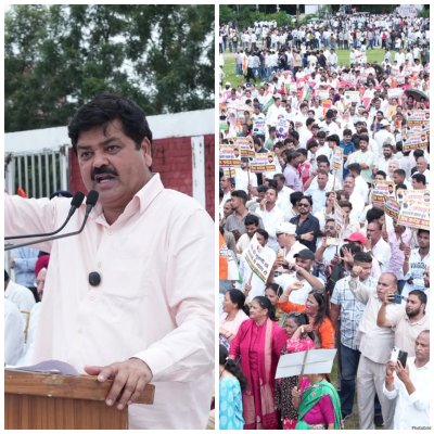 हल्द्वानी ‘शुद्धिकरण’ विवाद के विरोध में कांग्रेस का हल्ला बोल, मुख्यमंत्री आवास कूच